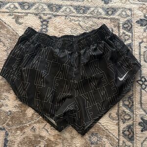 Nike Black and White Logo Pattern Shorts